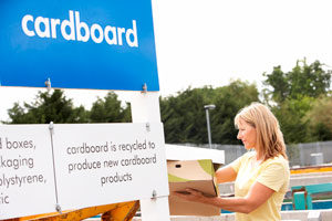 Recycling cardboard